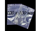 Пакет із застібкою Zip-Lock, 50 мкм, 100 х 100 мм 