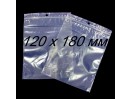Пакет із застібкою Zip-Lock, 50 мкм, 120 х 180 мм 