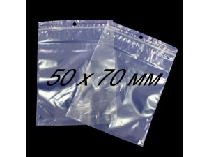 Пакет із застібкою Zip-Lock, 50 мкм, 50 х 70 мм 