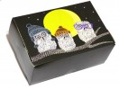 Коробка подарункова "Сови", 18*12*8 см