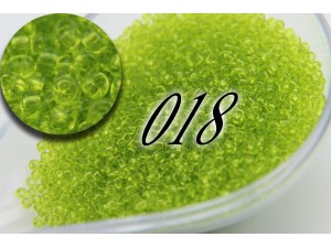 Бісер прозорий (018) ОЛИВКОВИЙ, 10 гр