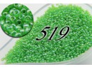 Бісер райдужний (519) СВІТЛО-ЗЕЛЕНИЙ, 10 гр