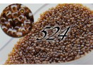 Бісер райдужний (524) КОРИЧНЕВИЙ, 10 гр