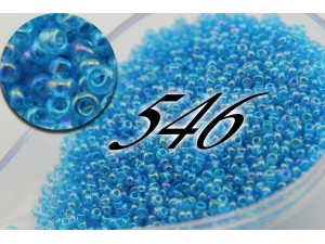 Бісер райдужний (546) БЛАКИТНИЙ, 10 гр