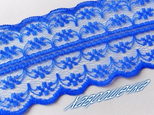 Мереживо 4,5 см СИНЄ