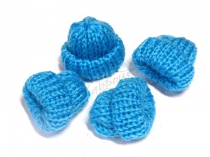 Міні-шапочка БЛАКИТНА, 3,5 см